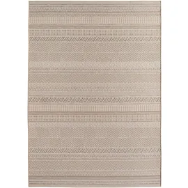 KADIMA DESIGN Küchenteppich, Ethno Robust Waschbar Strapazierfähig Terrasse Garten Beige, 140x200 cm, pflegeleicht, Teppiche – VENTOUX von Kadima Design