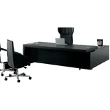 JVmoebel Computertisch Laptoptisch Büromöbel Tisch Eckschreibtisch Schreibtisch Bürotisch, Made in Europa schwarz