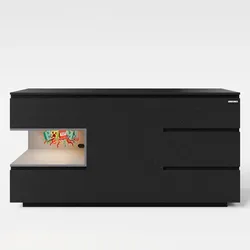 PHOENIX Sideboard »MINECRAFT«, BxHxT: 160 x 80 x 40 cm - schwarz