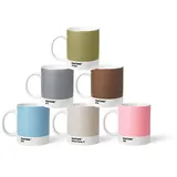 Pantone Porzellan Becher 6er-Set (Set 2 - Pastell-Töne) Set 2 - Pastell-Töne