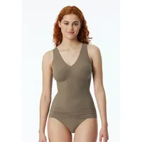 SCHIESSER Invisible Soft Microfiber Strap Top Sand 40 Damen