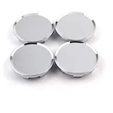 RhinoTuning 4 Stück Radnabenkappen für Nabendeckel OD 51 mm ID 45 mm, Chrom Radnabenabdeckung Geeignet für ix35 Accord Cruze Focus Camry Quest Sagita CLA Swift Murano 4Runner Elantra Rad, Felgendeckel