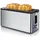 Arendo Langschlitz-Toaster Silber