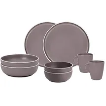 Brunner Dolomit Geschirrset, 8-teilig,