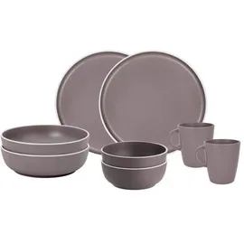 Brunner Dolomit Geschirrset, 8-teilig,