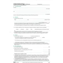 RNK Formularblock Untermietvertrag A4 SD
