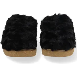 ROHDE Damen Clog Pantolette Textil Plüsch flauschig weich bequem Foggia-D 6118, Größe:39 EU,