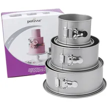 Patisse 3-stöckiges Kuchen-Springformen-Set