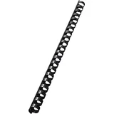 Leitz 37580 Plastikbinderücken, A4, 14 mm, 125 Blatt, 100 Stück, schwarz