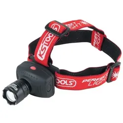 perfectLight Kopflampe mit Fokus 140 Lumen - schwarz-rot