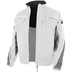 Bundjacke "IRON" weiß/grau, Gr. XL (54/56) - weiss - XL