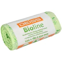 Deiss Bioline 10 L, kompostierbar, 480 Stück