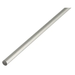 GAH Alberts Rundstange glatt, , Durchmesser 5mm, L1000mm Aluminium silberf. Elox.