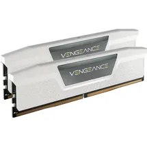 Corsair VENGEANCE DDR5 RAM 32GB (2x16GB) Bis zu 5200MHz CL40 Intel XMP 3.0 Desktop-Arbeitsspeicher – Weiß (CMK32GX5M2B5200C40W)