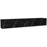 vente-unique Vikila TV-Hängeschrank 180x29,5x29,5 cm Schwarz Holz