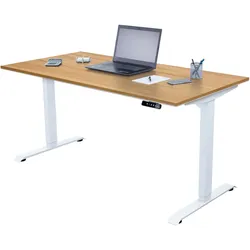 Schreibtisch elektrisch höhenverstellbar, Ergonomische Arbeitstisch, Gestell und Tischplatte
