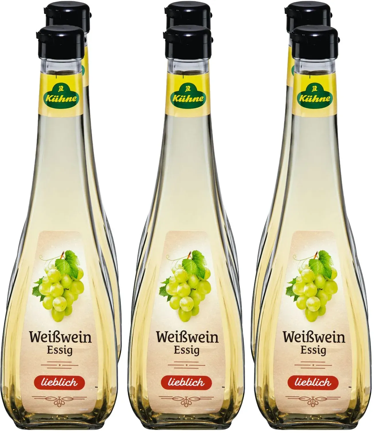 Kühne Weißweinessig 500 ml, 6er Pack