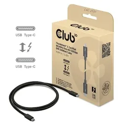 Club 3D Thunderbolt 5 Zertifiziertes 8K240Hz Daten 80/120 Gbps EPR 240 Watt Kabel St./St. 1m schwarz