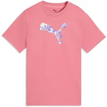 Puma Graphic Floral Cat T-Shirt Mädchen 25 - wild pink 128