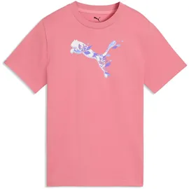 Puma Graphic Floral Cat T-Shirt Mädchen 25 - wild pink 128