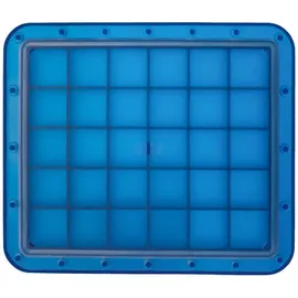 LURCH 240755 Ice Former Arctic Würfel 3cm blau Eiswürfelform für 30 Eiswürfel mit Deckel blau