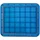 LURCH 240755 Ice Former Arctic Würfel 3cm blau Eiswürfelform für 30 Eiswürfel mit Deckel blau