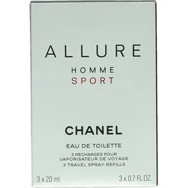 Chanel Allure Sport Eau de Toilette Nachfüllung 3 x 20 ml