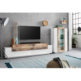Home Affaire Vitrine Coro 80 x 38 x 120,5 cm Weiß