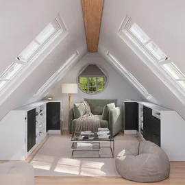 Vicco Rion 60 x 81,6 cm Anthrazit/Weiß