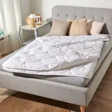 Traumschlaf Basic Faserdecke Vierjahreszeiten, Füllung: 100% Polyester 135x200 cm - weiß