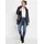 bonprix Steppjacke in Metallic-Optik, schwarz Gr.38, Kurzer Steppmantel mit Kapuze,