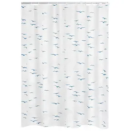 RIDDER Duschvorhang Sylt 120 x 200 cm blau