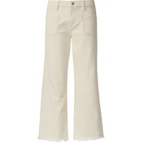 s.Oliver Cropped Jeans/Slim Fit/Mid Rise/Flared Leg/Fransensaum / 46