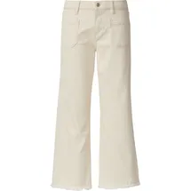 s.Oliver Cropped Jeans/Slim Fit/Mid Rise/Flared Leg/Fransensaum / 46