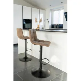 House Nordic Barhocker-Set 43 x 88-108 x 45 cm Hellbraun