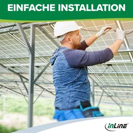InLine Solarkabel 4-fach Verteiler-Set 0,42m