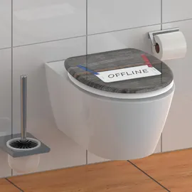Schütte WC-Sitz Offline grau