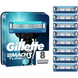 Gillette Mach3 Turbo 3D Rasierklingen, 8 Ersatzklingen