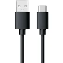 Realpower USB-A auf USB-C 0,6 m Schwarz