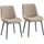 colamy Esszimmerstuhl Samt khaki 2er Set