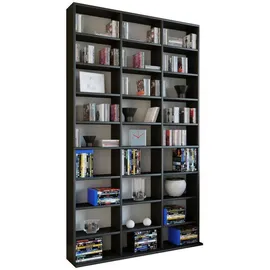 VCM my home Bücherregal Megosa Maxi schwarz 102,0 x 23,0 x 180,0 cm