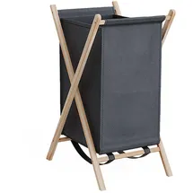 Vicco Wäschekorb Bruno Grau 40 x 64 cm