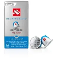 200 ILLY DECAFFEINATO Kaffeekapseln aus Aluminium kompatibel mit NESPRESSO