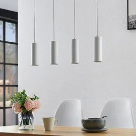 LINDBY Joffrey 4-flg. GU10 40 cm rund weiß