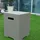 ELEMENTI Abdeckung für 5 kg Gasflasche 40 x 40 x 51 cm Beton Grau