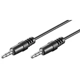 Logilink Audiokabel 3,5mm-Klinken-Stecker Mini-Phone stereo / 3,5mm-Klinken-Stecker Mini-Phone stereo 0,2m (CA1048)