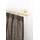 GARESA Gardinenstange STANDARD, Ø 20 mm, 1-läufig, Wunschmaßlänge, mit Bohren, verschraubt, Holzwerkstoff, Vorhanggarnitur, reine Holzgarnitur, verlängerbar, mit Ringe braun Ø 20 mm x 170 cm