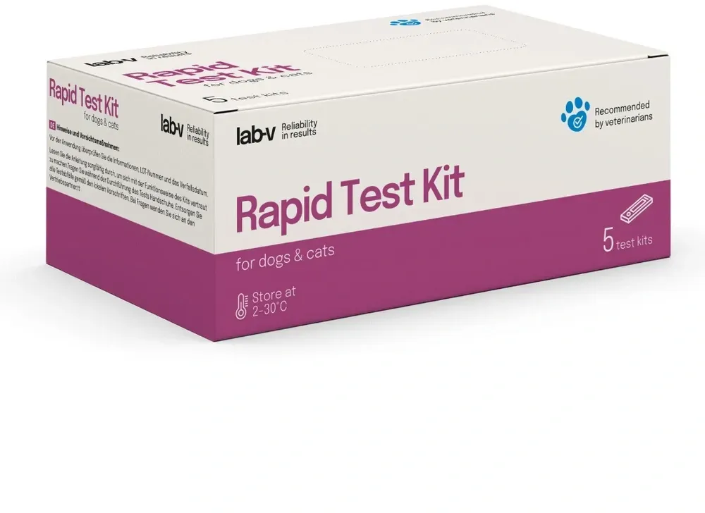 Giardia (GIA) – Schnelltest zum Nachweis von Antigen, 5 Stück