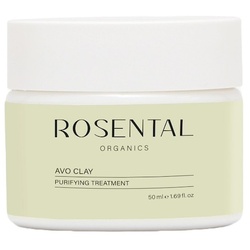 Rosental Organics Avo Clay Mask Feuchtigkeitsmasken 50 ml Weiss