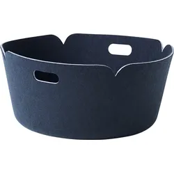 Restore Aufbewahrungskorb rund marineblau
